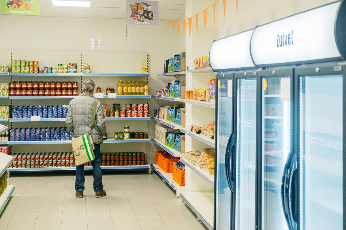 Binnenkort kliënten van zes uitdeelpunten in de zelfbedieningswinkel shoppen.